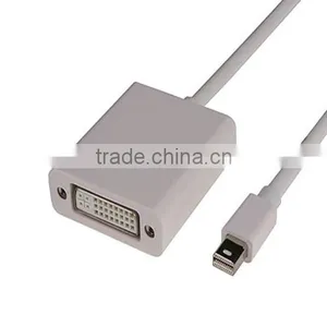 24+1 Pin Mini Displayport to DVI Male Cable Gold Plated Mini DP to DVI thumbnail-5