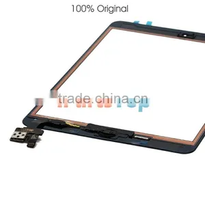 Whosale 100% Original Front Touch Screen Digitizer With IC Assembly For IPad Mini,With Original Adhesive Home Button Assembly thumbnail-5