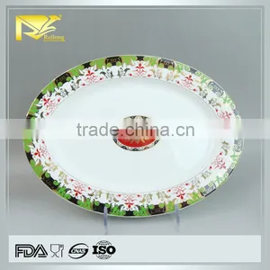 China Supplier Cheap Ceramic Oval Plate, Fish Plate, Antique Fish Plates thumbnail-1