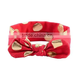 Baby Girl Toddler Sequined Bow Head Wrap Hair Band Striped Turban Headband thumbnail-4
