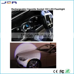 Rechargeable Cigarette Socket 12V Mini LED Flashlight thumbnail-3