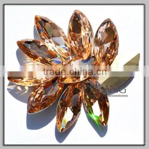Foiled Back Glass Stone thumbnail-1