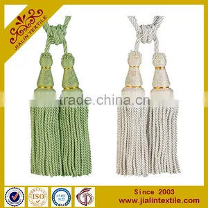China Supplier Handmade Flower Curtain Tassel Manufacturer thumbnail-1