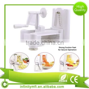 3 Tri-Blade Vegetable Slicer, Strongest-and-Heaviest Duty,Best Veggie Pasta & Spaghetti Maker for Low Carb/Paleo Vegetable Meals thumbnail-1
