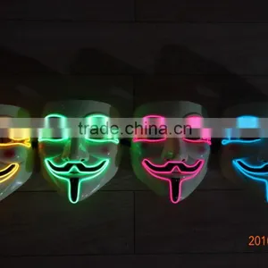 EL WIRE Mask / el Wire Party Mask / el Flashing Mask thumbnail-5