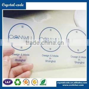 Printed Cloth Woven Heat Press Clothing Label thumbnail-3