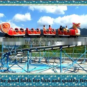 2016 Hot Sale Theme Park Plastic Wheels Slide Dragon Coaster Rides thumbnail-4