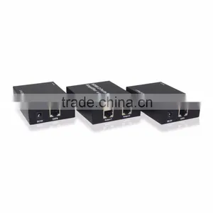 High Speed Hdmi Splitter 1x2 Home Theater Sound System 1 in 2 Out Hdmi Spliter by Cat5e/6 Cable UTP Support 3D thumbnail-1