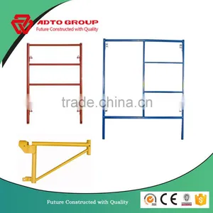 Tianjin Factory Supply S-style 2'x6'4'' 2'x5'' Narrow Frame Type Scaffolding Construction Materials SGS Test thumbnail-1
