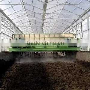 Organic Fertilizer Integral Tank Type Compost Turner/Manure Organic Fertilizer Compost Turning Machine thumbnail-2
