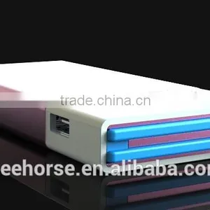New Products 2016 Innovative Product Dual USB Mobile Phon High Capacity Portable Power Bank 8000mah With Aluminium Alloy and ABS thumbnail-3