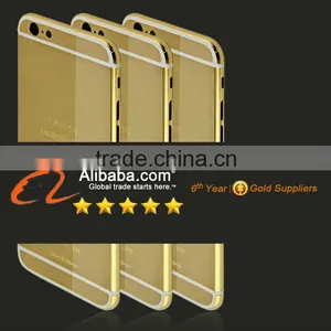 Luxury Back Replacement for Iphone 6 Gold Body thumbnail-1
