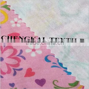 Shaoxing Delecate Print Spun Polyester Fabric Made in China thumbnail-1