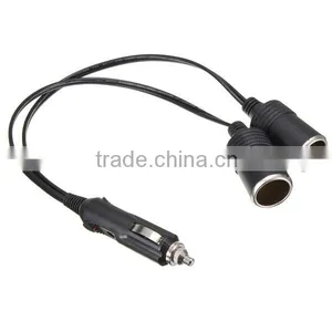 12V Double Plug Cigarette Lighter Socket Extension Lead Adaptor Splitter thumbnail-6