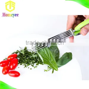 Cutting Easy to Clean Best Quality Multipurpose Herb Scissors 5 Blade Stainless Steel thumbnail-4