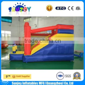 China Supplier Toys Cheap Small Inflatable Bouncer With Slide for Home Use thumbnail-4