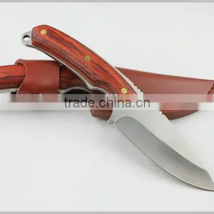OEM Outdoor Hunting Knife With Wood Handle thumbnail-3