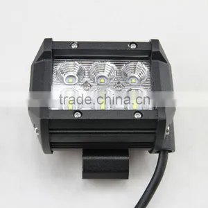 Black Housing Flood Offroad 18W LED off Road Work Lamp 18w LED Worklight Lamp 12V/24V 18W LED Work Light Bar Bulbs thumbnail-2