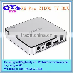 Zidoo X6 PRO Smart Android 5.1 TV Box RK3368 Octa Core Mini PC 4K KODI WiFi XBMC Smart TV Box thumbnail-1