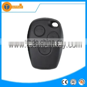 3 Button Remote Key Case Shell With Logo and Uncut Blade Car Key Cover Blanks Wholesale for Renault Espace Scenic Laguna Clio thumbnail-2