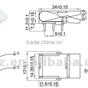 Rocker Toggle Switch,9 Pin Toggle Switch,2 PIN Short Terminal Rocker Switch,home Appliance Rocker Switc thumbnail-4