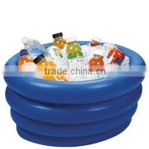 Hot Sale Custom Made Round Pvc Inflatable Ice Cooler, Swimming Pool Floating Drink Tray Cooler thumbnail-2