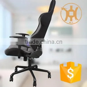 HC-R003 Best Grey Fabric Office Racing Chair on Sale thumbnail-3