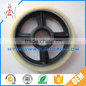 Top Selling Low Noise Flat Large Rubber Pulley thumbnail-1