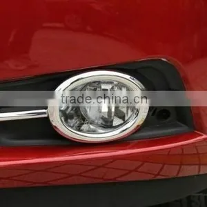 2Pcs L/R ABS Chrome Front Fog Lamp Cover thumbnail-6