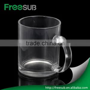 Eco-Friendly 11oz Sublimation Mug Transparent Coffee Beer Mug Whoelsale In Yiwu Market thumbnail-4