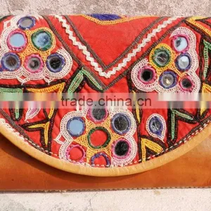 Real Leather Hand Made Banjara Fabrics Leather Wallets & Purses thumbnail-1