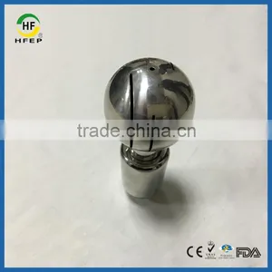 360 Sanitary Stainless Steel Rotary Tank Cleaning Liquid Spray Nozzle thumbnail-2