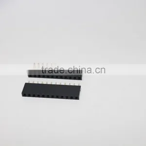 2.54mm Single Row Straight Female Header 12 Pin thumbnail-4