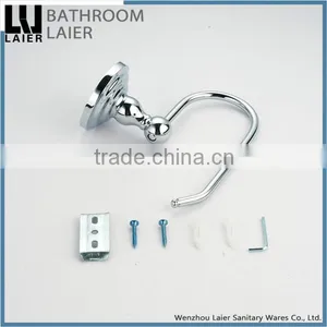 Sleek Bathroom Fittings Zinc Alloy Chrome Finishing Bathroom Sanitary Items Wall Mounted Toilet Paper Holder thumbnail-6