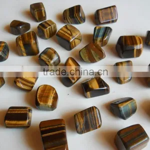 Tiger Eye Tumbled Pebbles Stone thumbnail-1