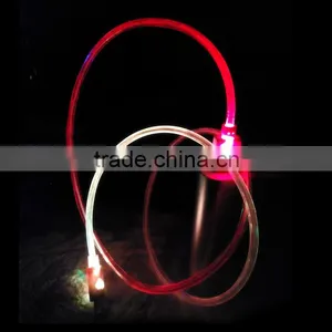 Dongguan Factory Price Color Changing Crystal Connector USB 2.0 LED Usb Cable for Iphone Chargers thumbnail-4