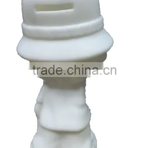 White Vinyl Toy, Kids Color Painting DIY Toys,Little Boy Figure Money Box thumbnail-4