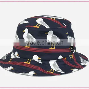 2016 Hot ! Men Fashion Custom Made Bucket Hat With String Cap thumbnail-3