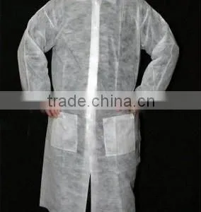 Industrial Sale Disposable PP Lab Coat thumbnail-1