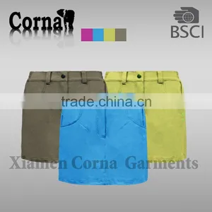 Latest Design Ladies Polyester Skirt/shorts 2016 thumbnail-2