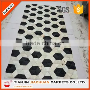 Area Patchwork Cowhide Rug for Living Room thumbnail-5