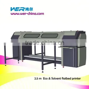 Solvent Flatbed Inkjet Printer 2.5 m * 4 PCS Spt510-35pl Print Head thumbnail-1