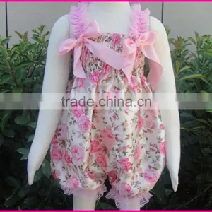 Baby Wholesale Satin Petti Bubble Knickers Princess Romper Red With White Polka Dots Satin Romper Kids Petti Romper thumbnail-2