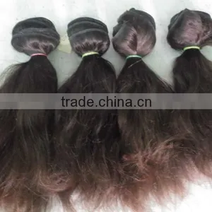 Remy Natural Color Straight and Wavy 12" Inch Unprocessed Wholesale Peruvian Virgin Hair Weaving thumbnail-1