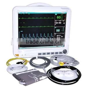 Quality Medical Machine Medical Device Large Portable Multi-Parameter Touch Screen Patient Monitor ETCO2 Printer-RPM-9000E thumbnail-2