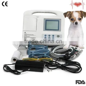 Digital 3-channel Vet Electrocardiograph Veterinary ECG EKG Machine on Sale thumbnail-1