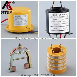 Carbon Brush Slip Ring 2rings , 3rings, 4rings 10rings Thaditional Slip Ring thumbnail-1