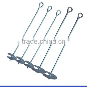 Hot Dipped Galvanized Auger Ground Anchor Ground Spike Anchor Ground Anchor thumbnail-1
