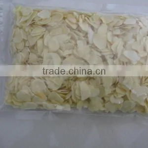 Chinese Hot Selling in 2015 HACCP HALAL High Quality Pure White Dry Garlic Slice With Root and Without Root thumbnail-2