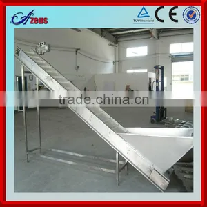Food Grade Vertical Lift Conveyor Slat Conveyor Chain Conveyor Belt Supplier thumbnail-1